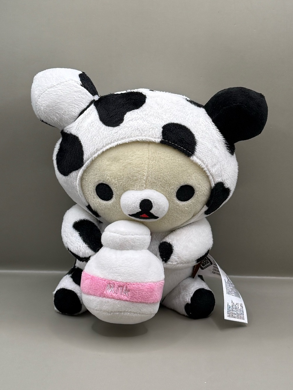 Rilakkuma Korilakkuma Cow Milk Plush Stuffed Animal